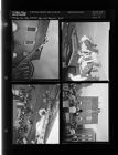 Man dies while painting roof (4 Negatives), August - December 1956, undated [Sleeve 8, Folder h, Box 11]